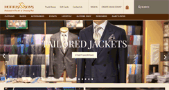 Desktop Screenshot of morrisandsons.com