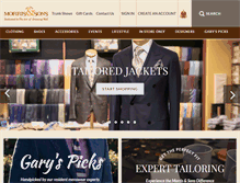 Tablet Screenshot of morrisandsons.com